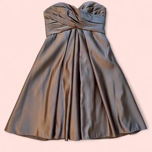 WTOO‎ Waters Sleeveless Satin Bridesmaids Dress with Sweetheart Neckline